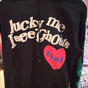 Black Graphic Hoodie